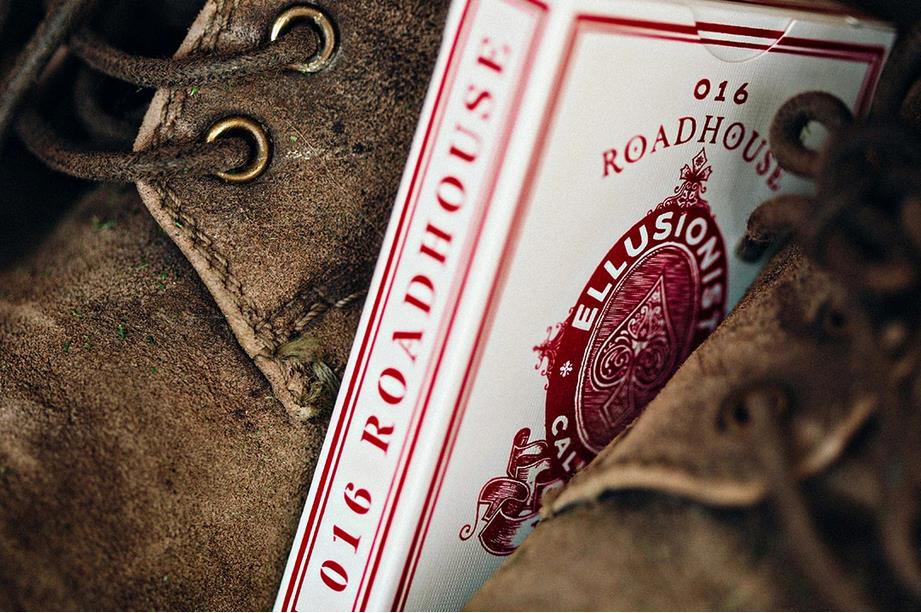 Roadhouse Red Poker Deck by Ellusionist