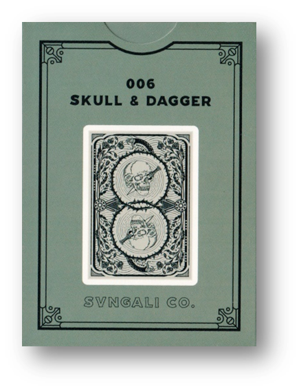 SVNGALI 06: Skull and Dagger Playing Cards
