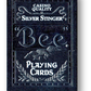 Bee Silver Stinger Playing Cards by USPCC