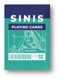 Sinis (Turquoise) Playing Cards by Marc Ventosa
