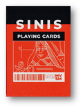 Sinis (Raspberry and Black) Playing Cards by Marc Ventosa