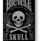 Bicycle Skull Metallic (Silver)