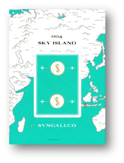 Sky Island Playing Cards by Svngali Design Co