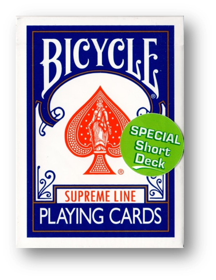 Bicycle - Supreme Line - Short Deck - Blue back