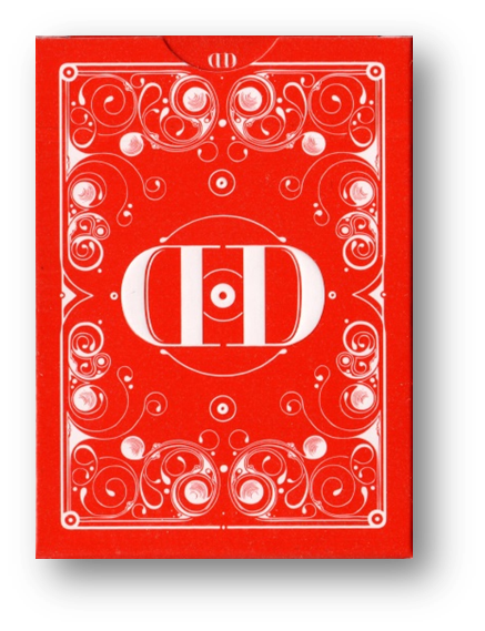 Smoke & Mirrors V8, Red (Standard) Edition Playing Cards by Dan & Dave