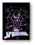 Avengers Spider-Man Neon Playing Cards