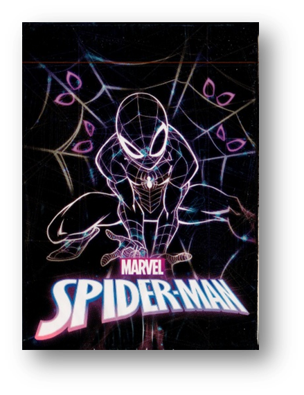 Avengers Spider-Man Neon Playing Cards