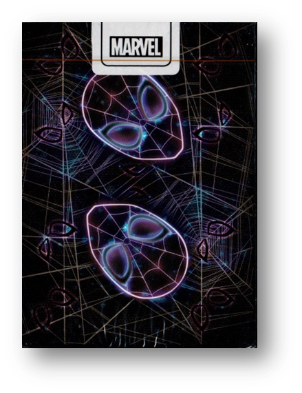 Avengers Spider-Man Neon Playing Cards