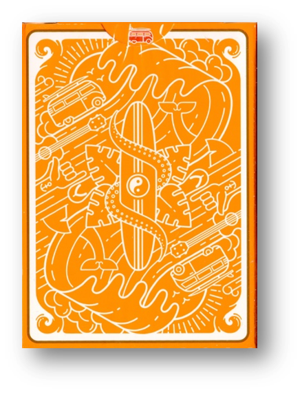 Surfboard V2 Playing Cards by Riffle Shuffle
