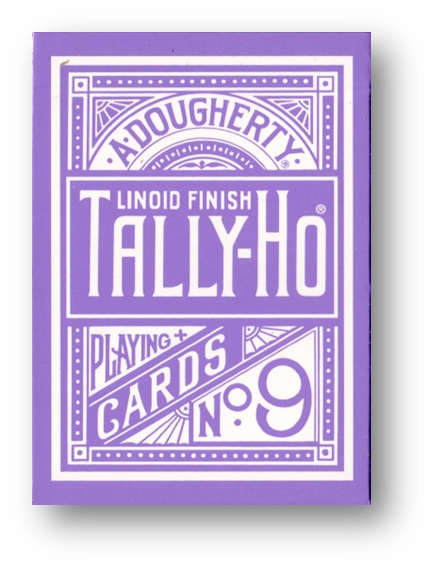 Tally Ho Reverse Circle back (Purple) Limited Ed. by Aloy Studios
