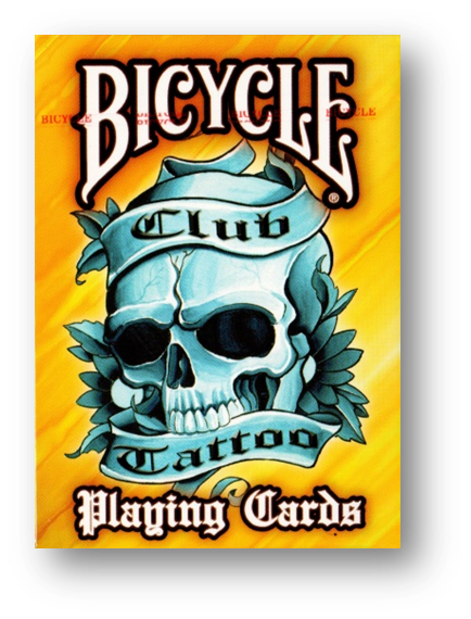 Bicycle Club Tattoo Orange