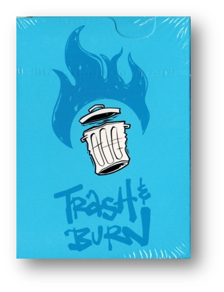 Trash & Burn (Blue) Playing Cards by Howlin' Jacks