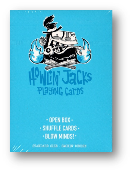 Trash & Burn (Blue) Playing Cards by Howlin' Jacks