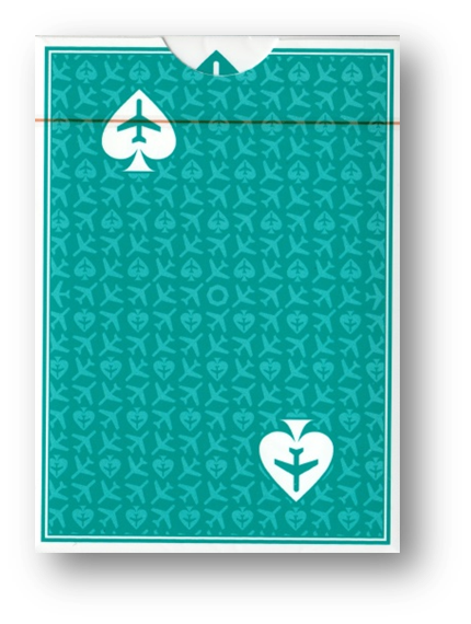 Lounge Edition in Terminal Teal by Jetsetter Playing Cards