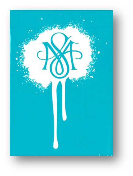 MS Splat Deck Laguna Teal Playing Cards
