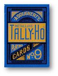 Tally Ho Blue (Circle) MetalLuxe Playing Cards by US Playing Cards
