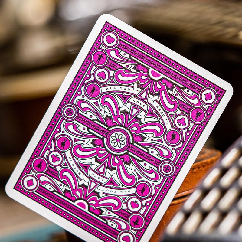 The Beatles Playing Cards – Pink