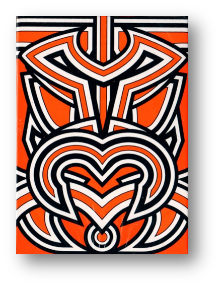 Hello Tiki (Red) Playing Cards