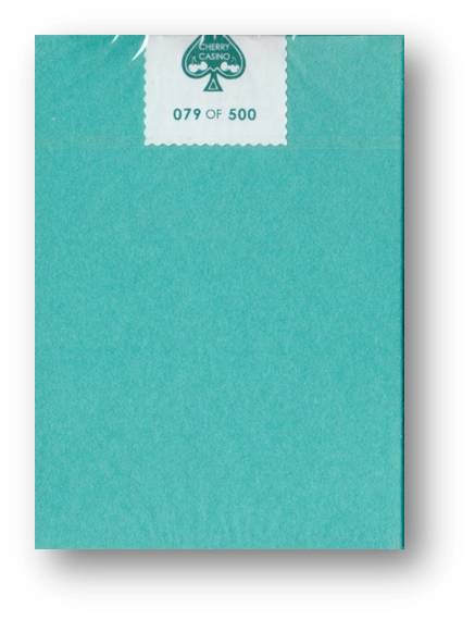 Cherry Casino House Deck (Tropicana Teal) Playing Cards only 500