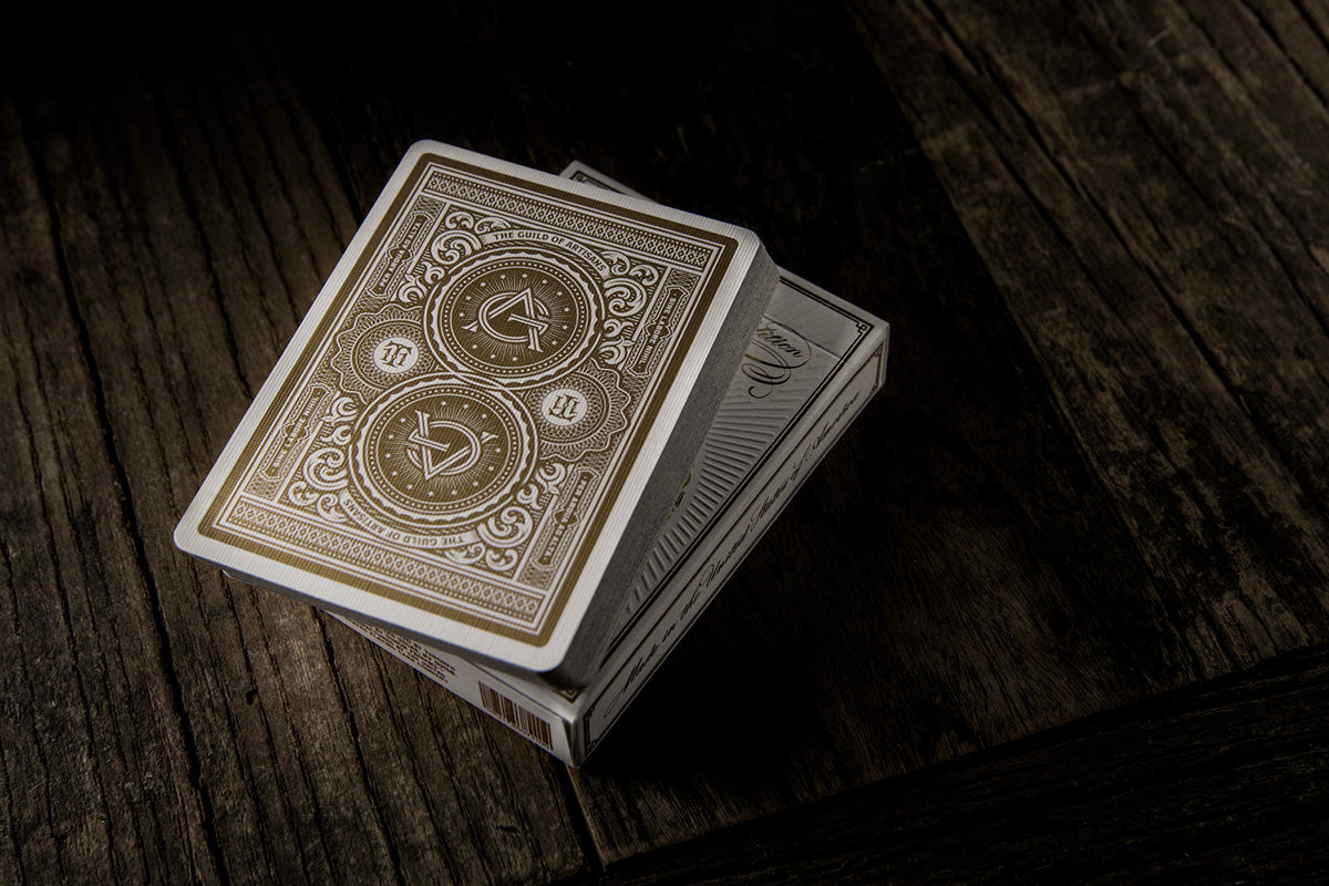 Artisan White Edition Playing Cards by theory11