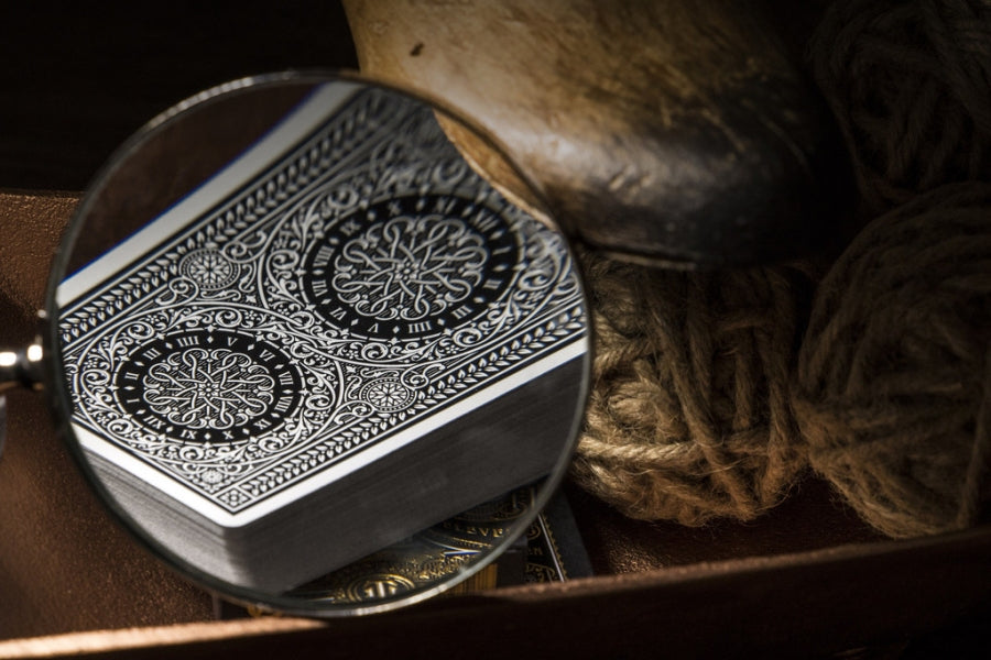 Tycoon (Black) Playing Cards by Theory11