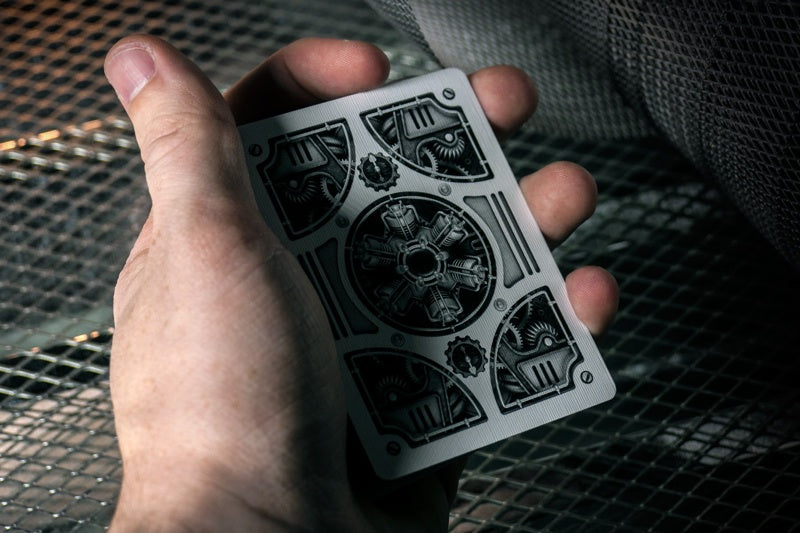 Steampunk Deck Silver Playing Cards by Theory11