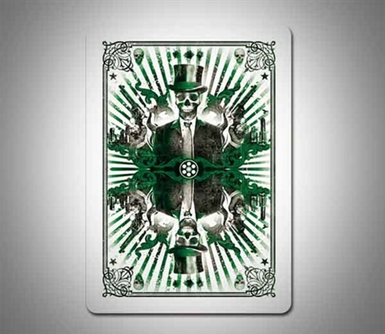 Karnival Assassin Green Bicycle Playing Cards