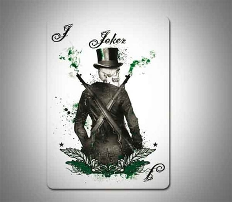 Karnival Assassin Green Bicycle Playing Cards