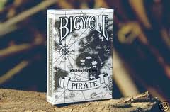 White Pirate Deck - Bicycle by Eric Duan