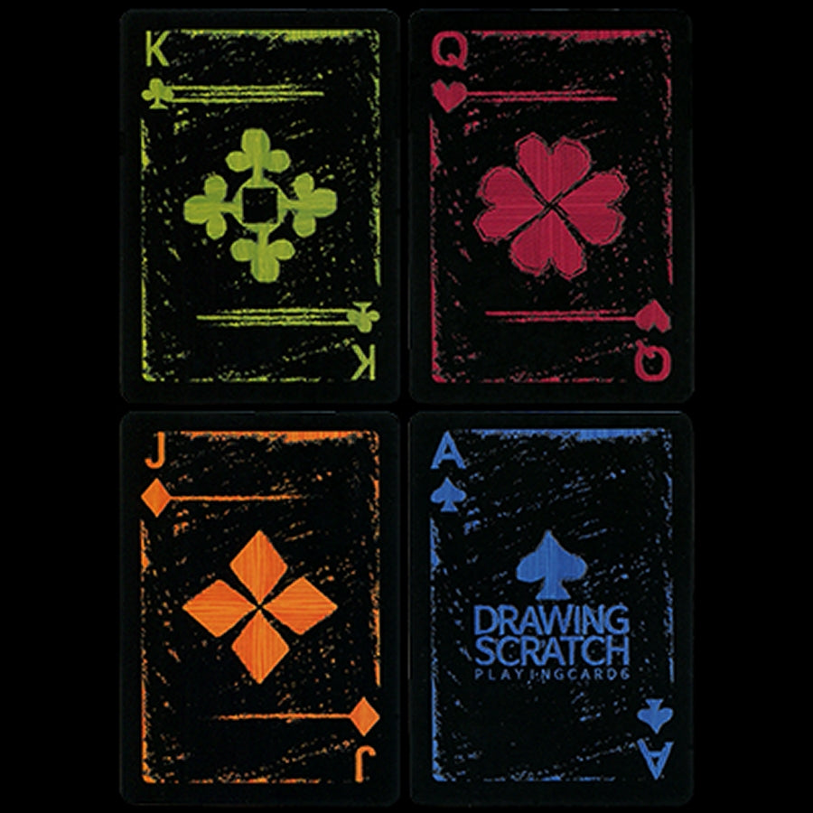 Drawing Scratch Playing Cards USPCC