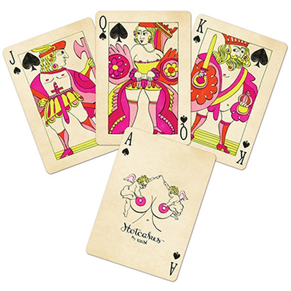 Red Hotcakes Playing Cards by Uusi