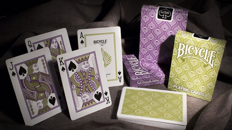 Peacock GRÜN Deck - Bicycle Poker Cards