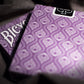 Peacock PURPLE Deck - Bicycle Poker Cards