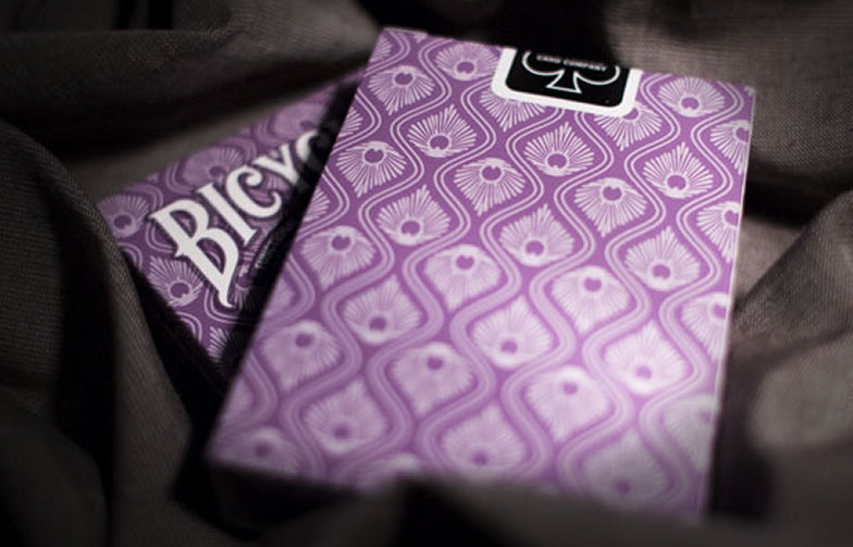 Peacock PURPLE Deck - Bicycle Poker Cards