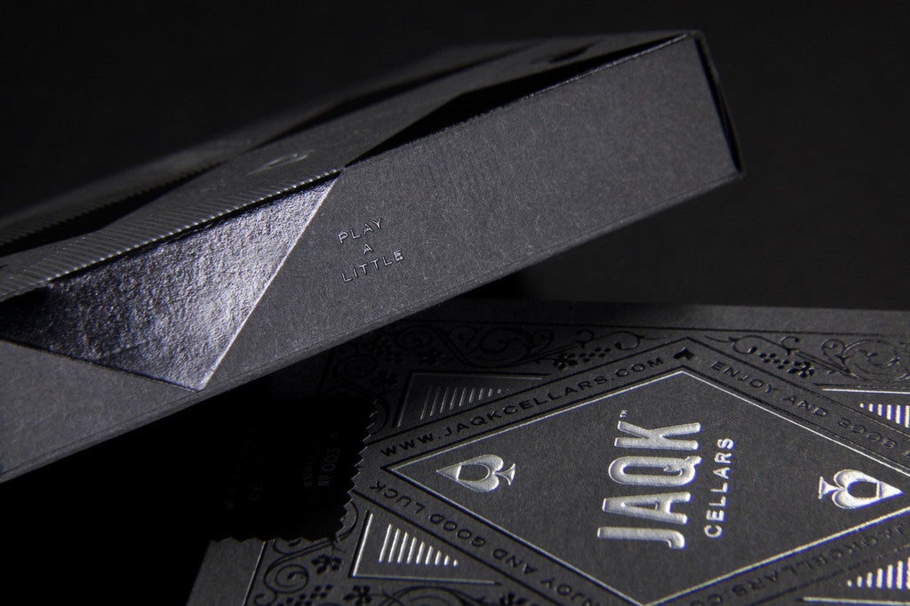 JAQK Black Edition Playing Cards Deck by JAQK Cellars