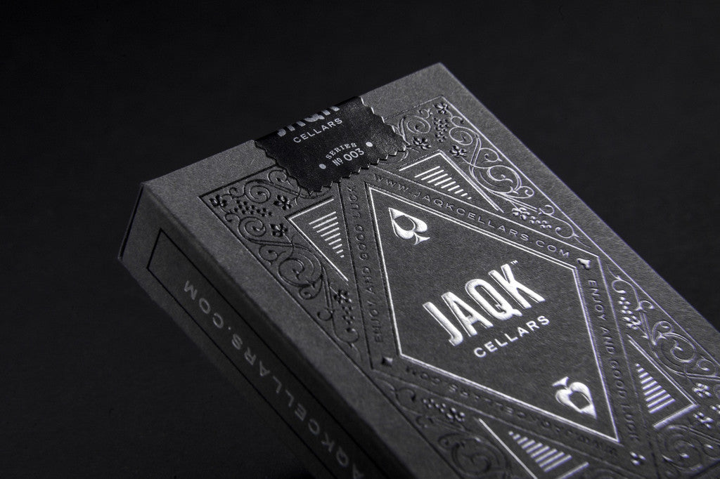 JAQK Black Edition Playing Cards Deck by JAQK Cellars