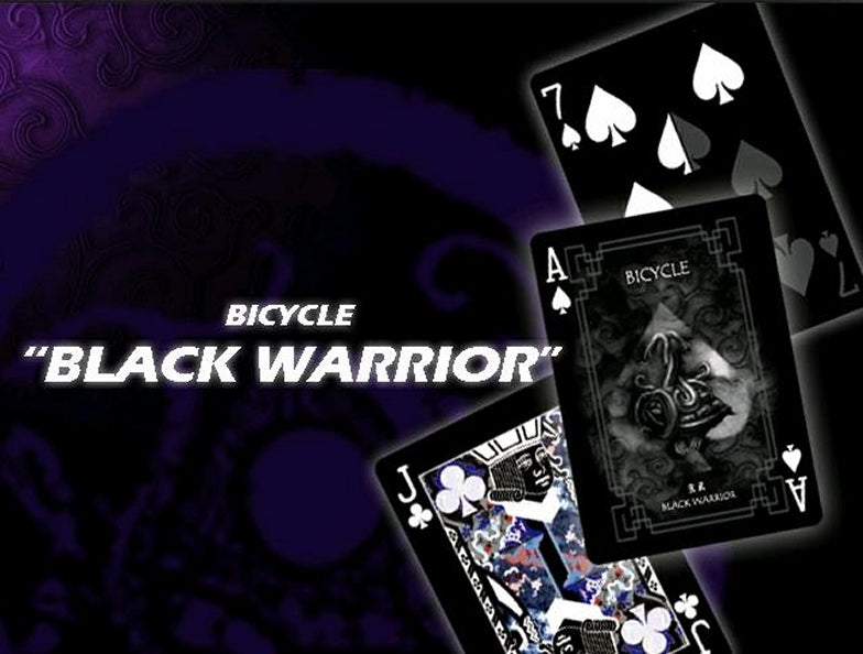 Black Warrior Bicycle Poker by Eric Duan Ltd Edition