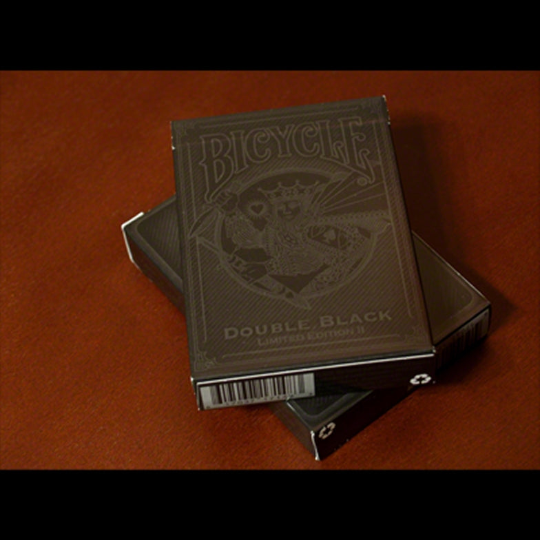 Bicycle Double Black Limited II  by Gamblers Warehouse