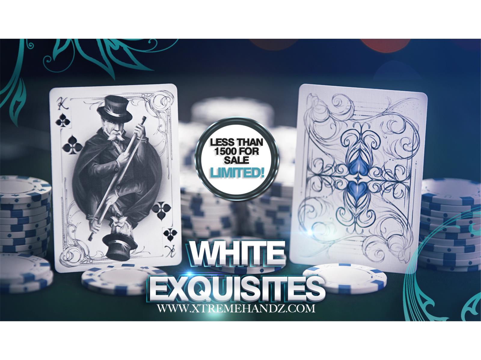 Limited Edition WHITE Exquisite Deck by De'Vo and Handlordz, LLC