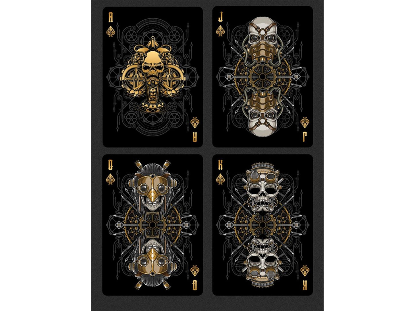 Bicycle Steampunk Deck (Black) by Gamblers Warehouse