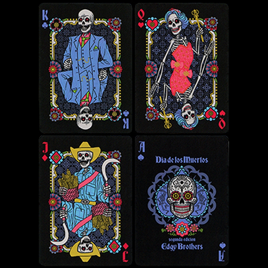 Dia de los Muertos Black Playing Card (2nd Edition)