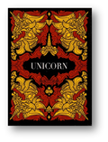 Unicorn Playing cards (Copper) by Aloy Design Studio