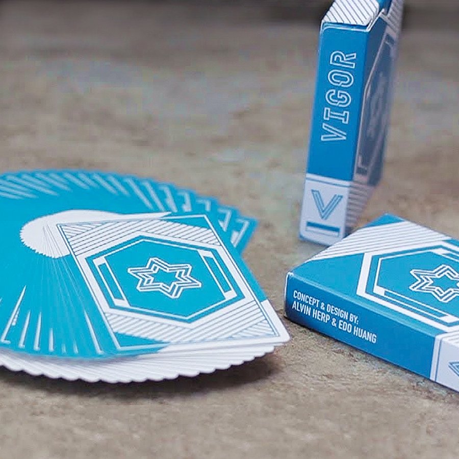 Vigor Playing Cards by Bombmagic - Blue Edition