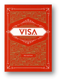 VISA Playing Cards RED