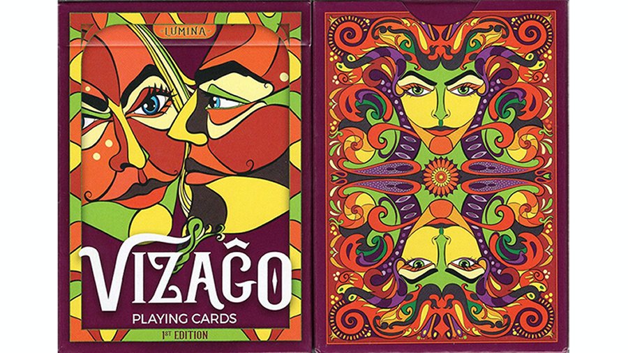 VIZAGO Lumina (Red) Playing Cards