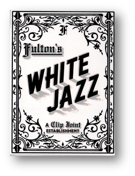 Fulton's White Jazz Playing Cards by Dan & Dave