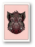 Wild Reserve: Pink Boar Playing Cards