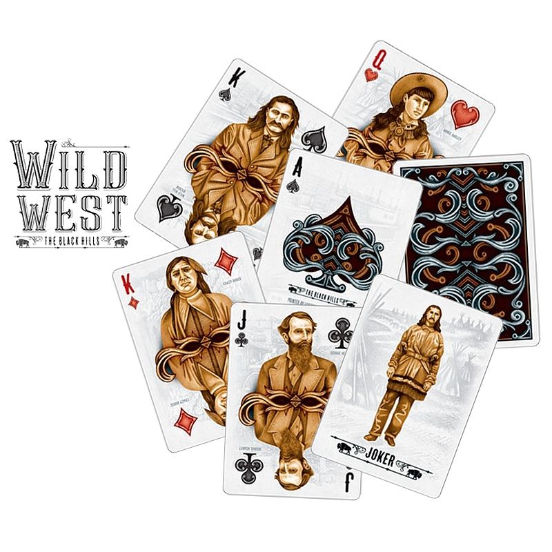 Wild West Black Hills Playing Cards