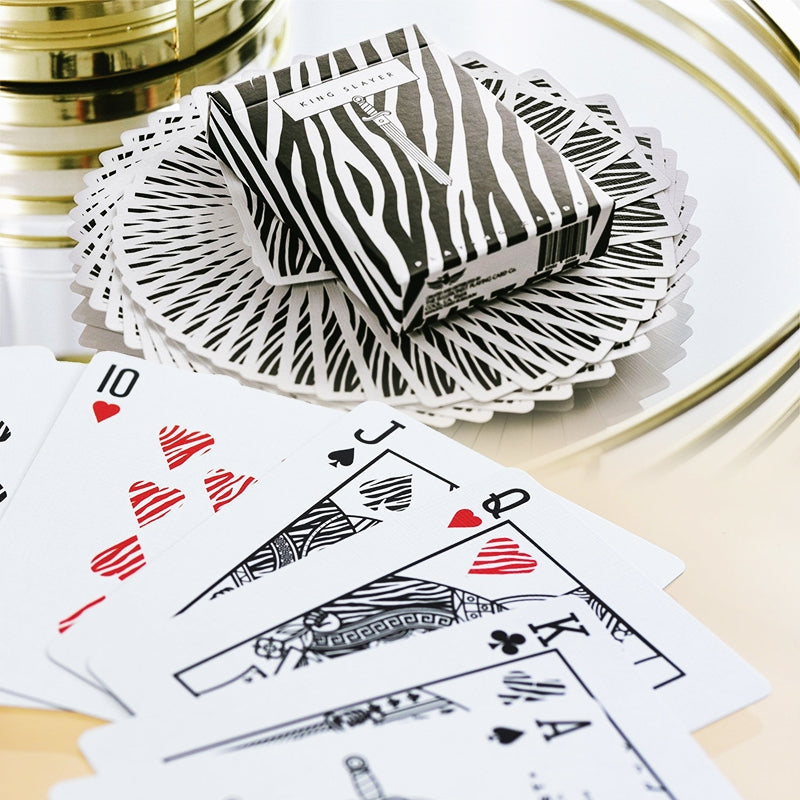 Zebra King Slayer Playing Cards by Ellusionist