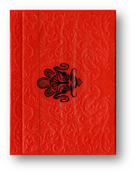 Royal Zen Playing Cards (Red) by Expert Playing Cards